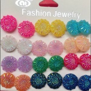 CHILDREN FASHION EARRINGS PIERCED
